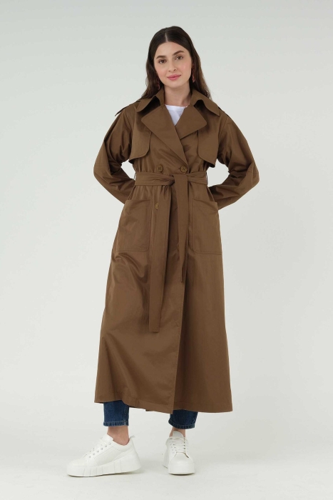 Full Lenght Trenchcoat Mummy Brown 