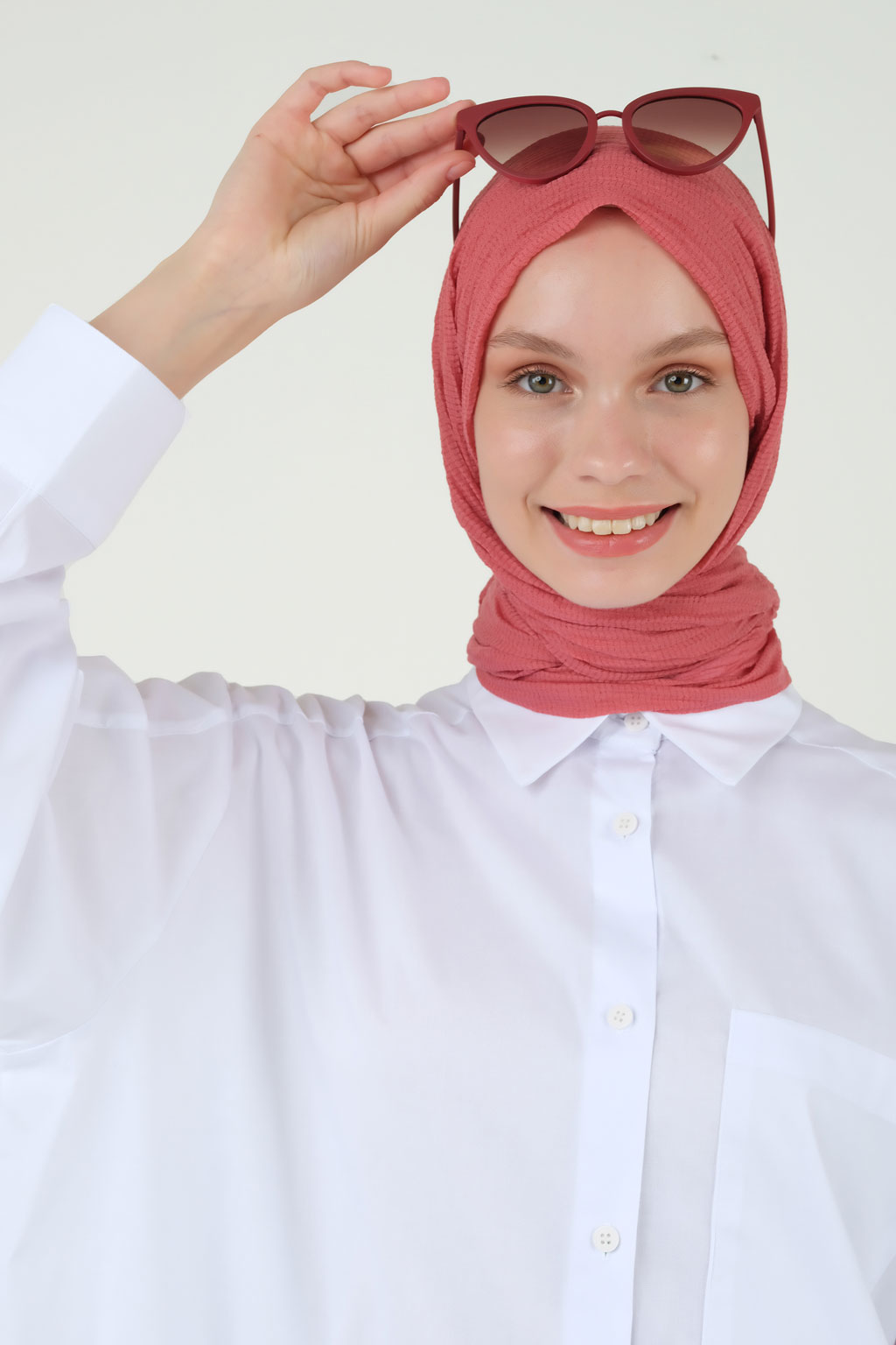 Natural Şal Ultra Pembe