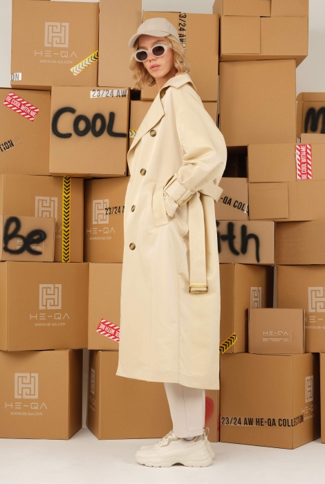 Ameri　SUPERIOR FLARE TRENCH COAT b72d77d0d00efb0552174c4c82e07c