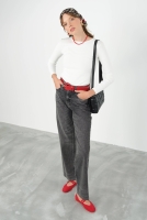 Wide Leg Jean Antrasit - HE-QA