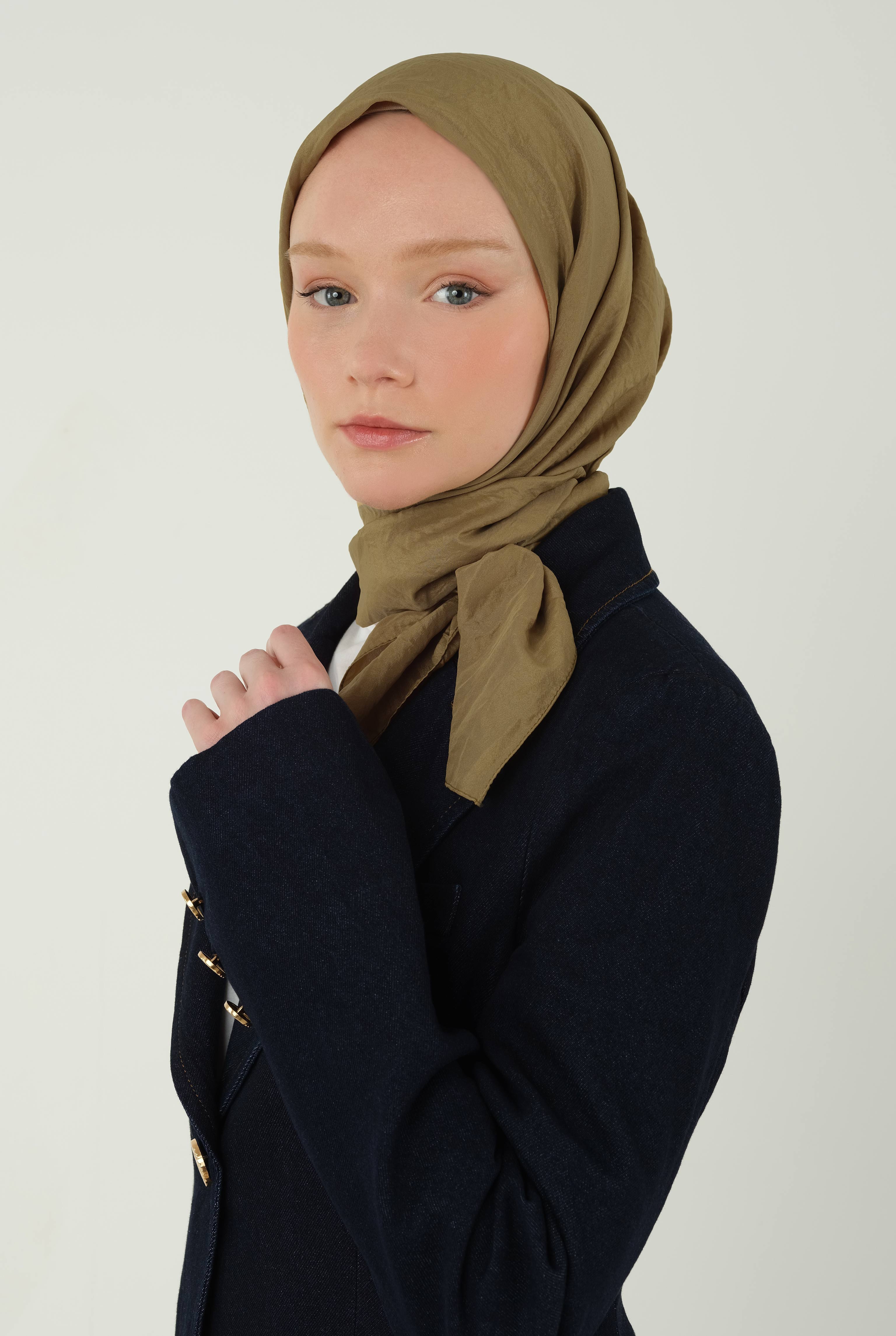 Soft Kraş Eşarp Açık Olive