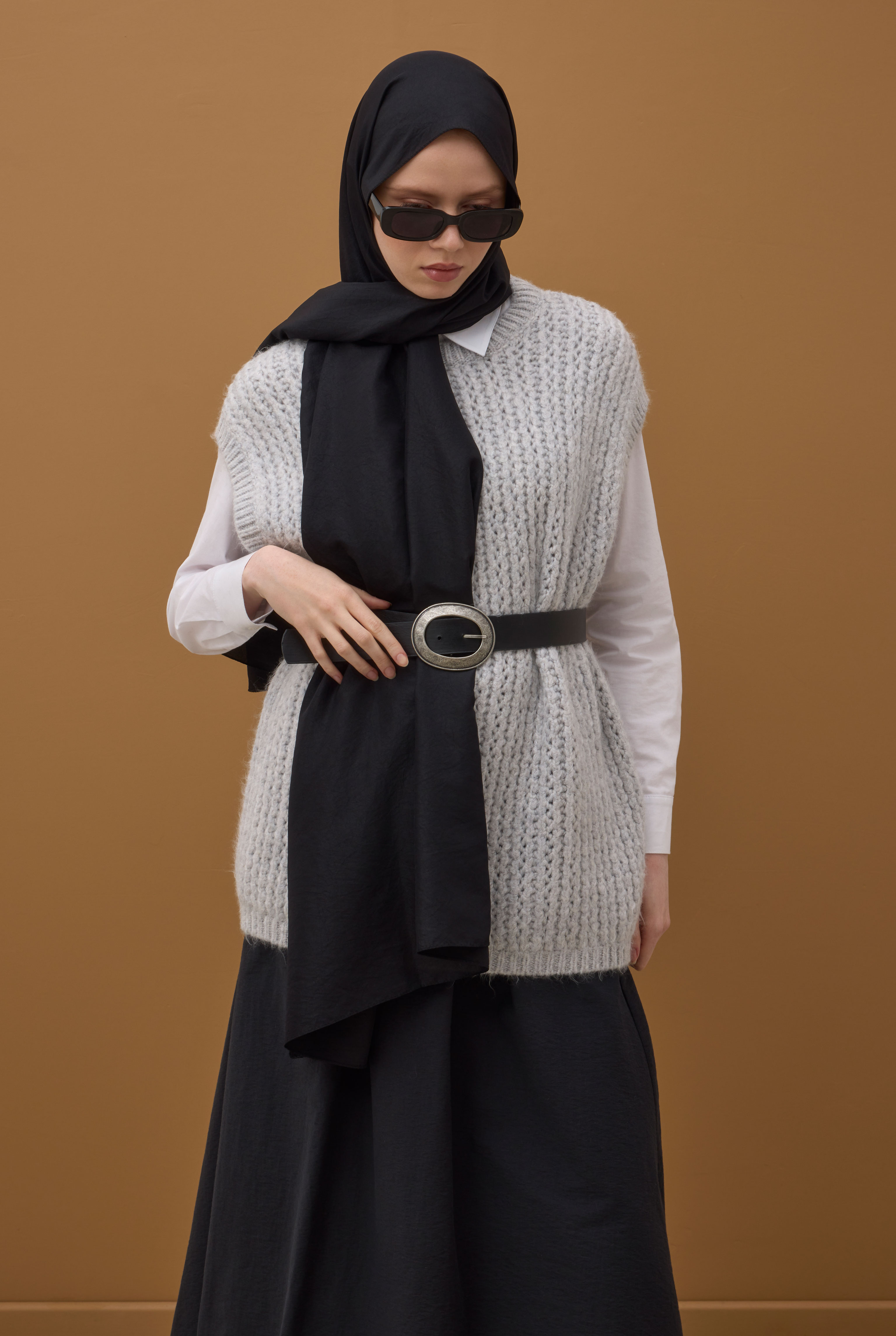 Soft Kraş Şal Siyah
