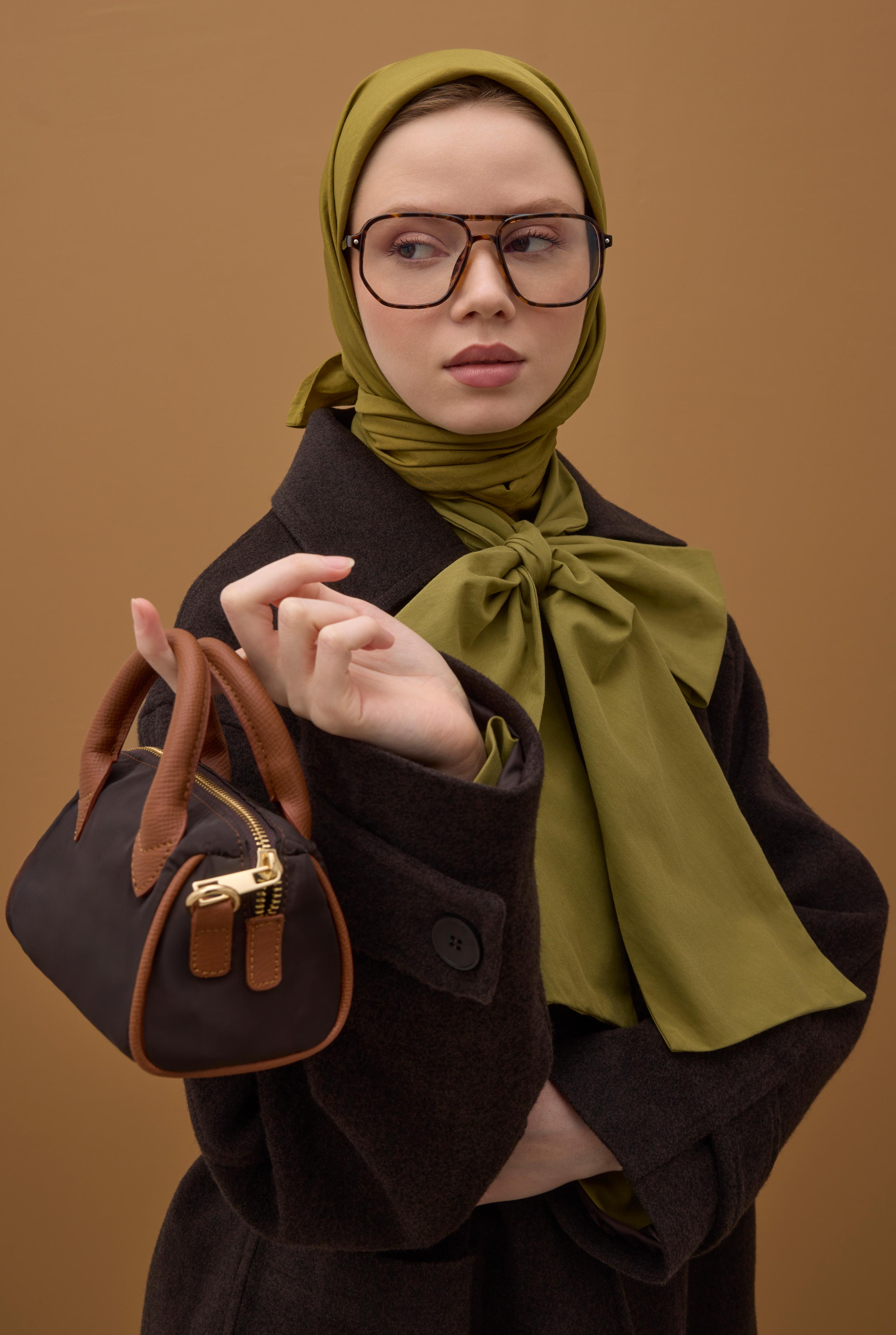 Soft Kraş Eşarp Yağ Yeşili