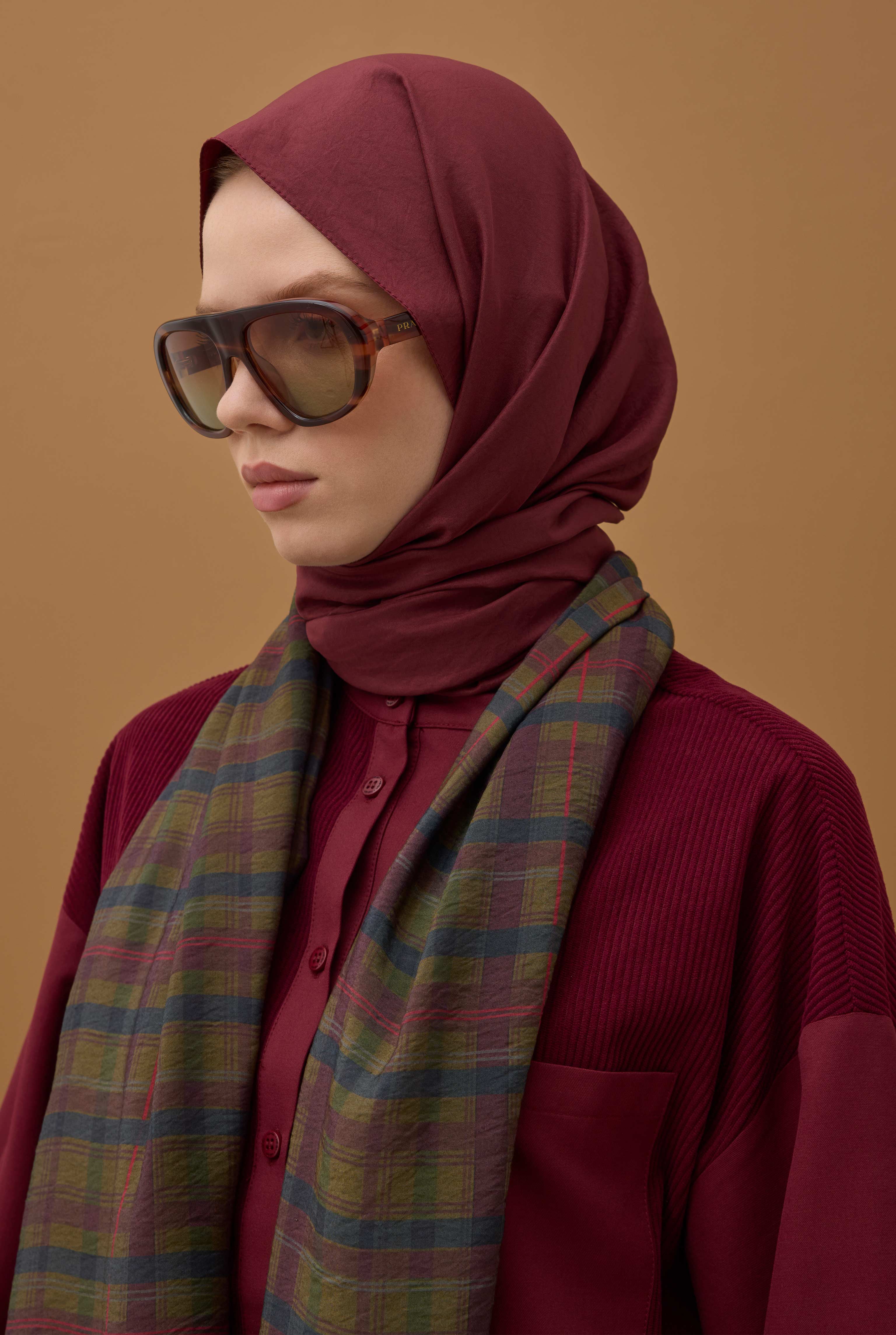 Soft Kraş Şal Bordo