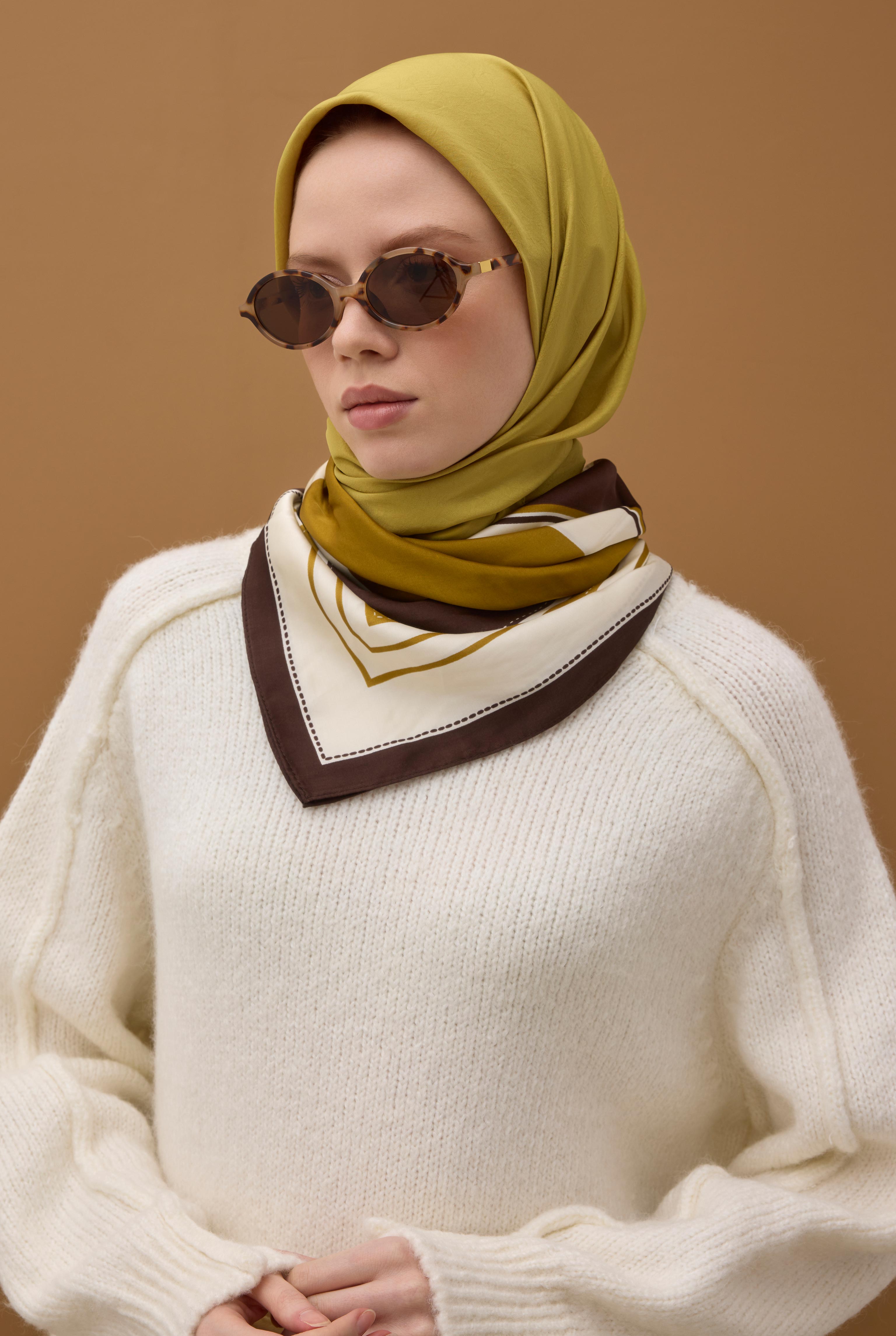 Soft Kraş Eşarp Asit Yeşili