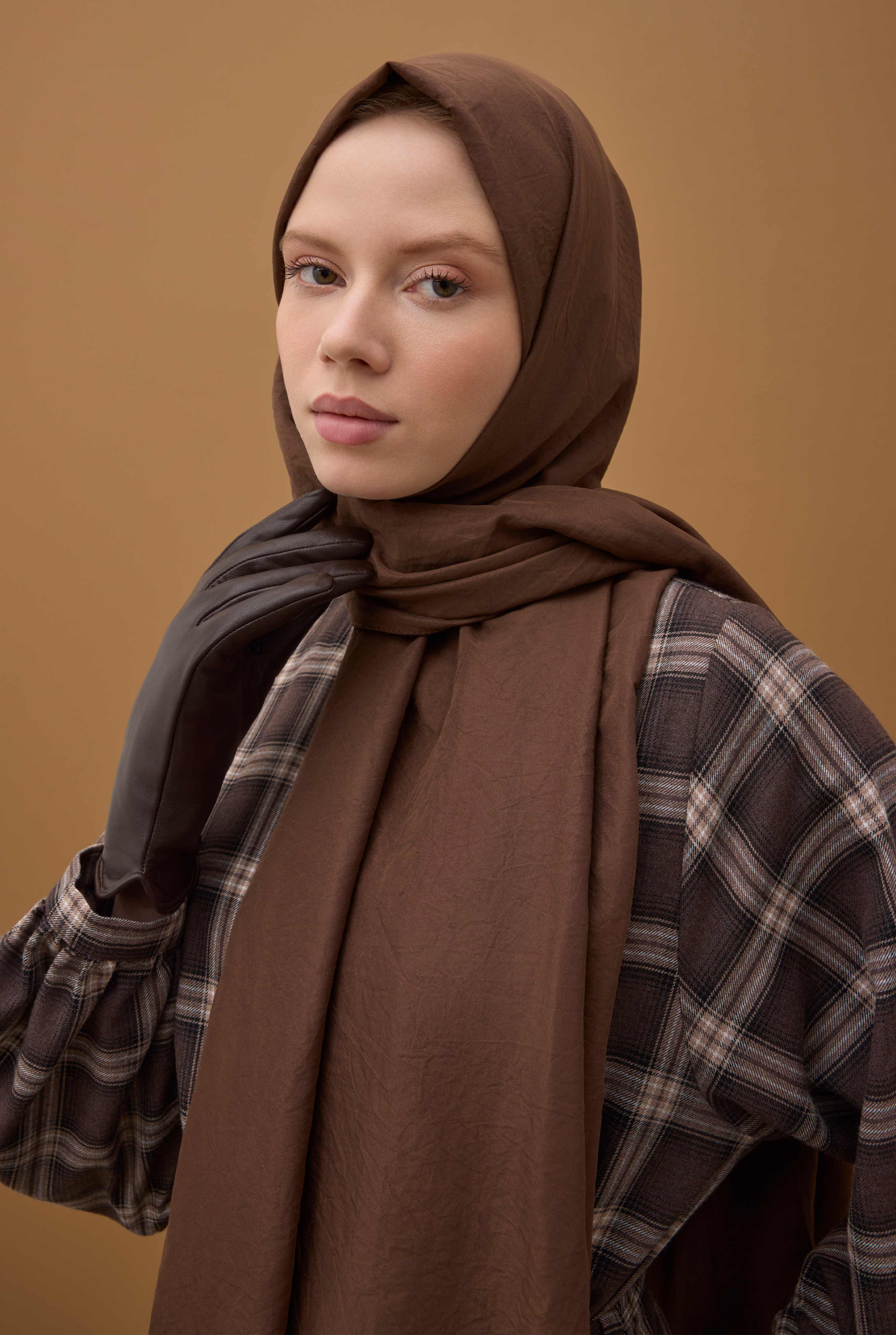 Soft Kraş Şal Acı Kahve
