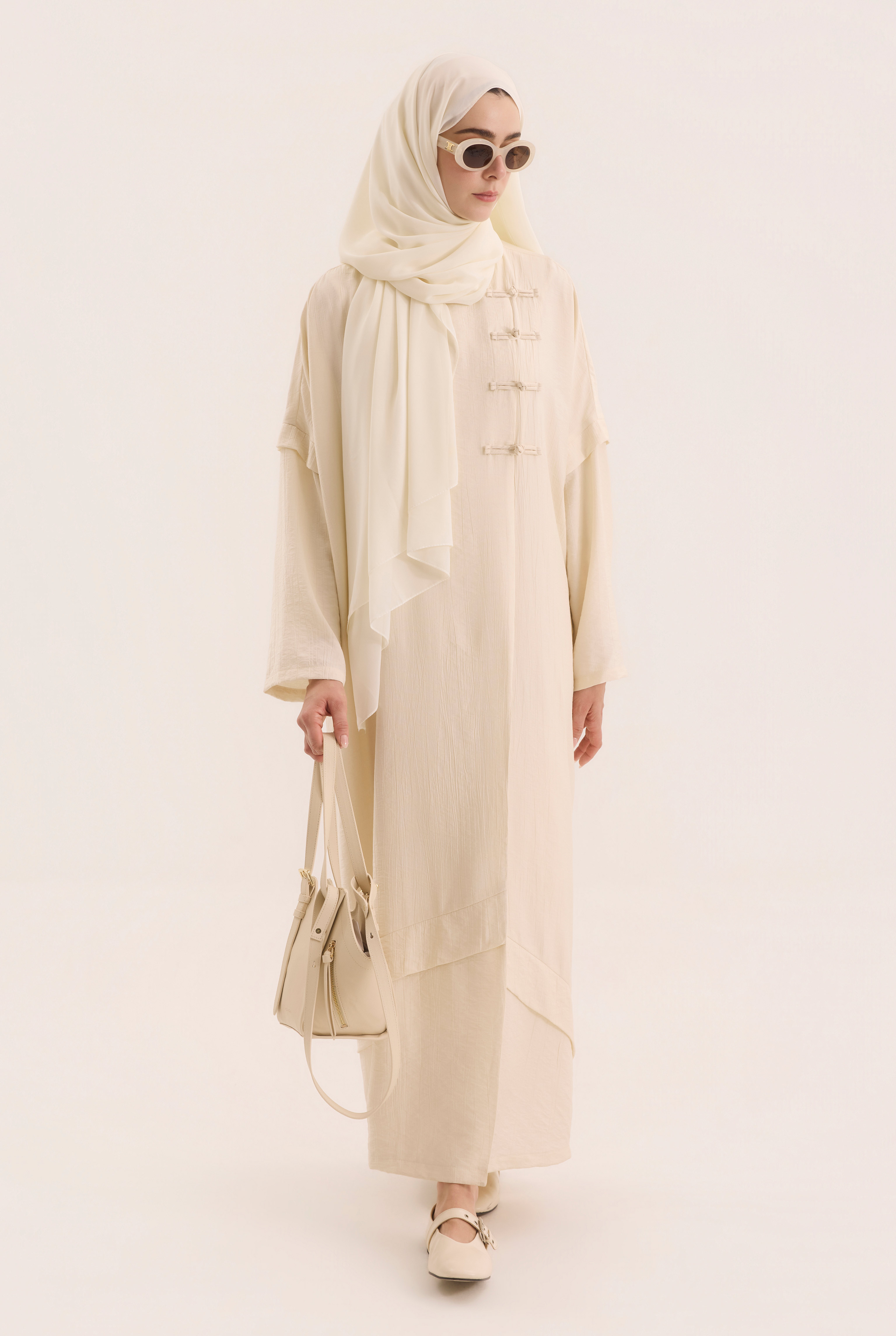 Aller Detaylı Abaya Kemik